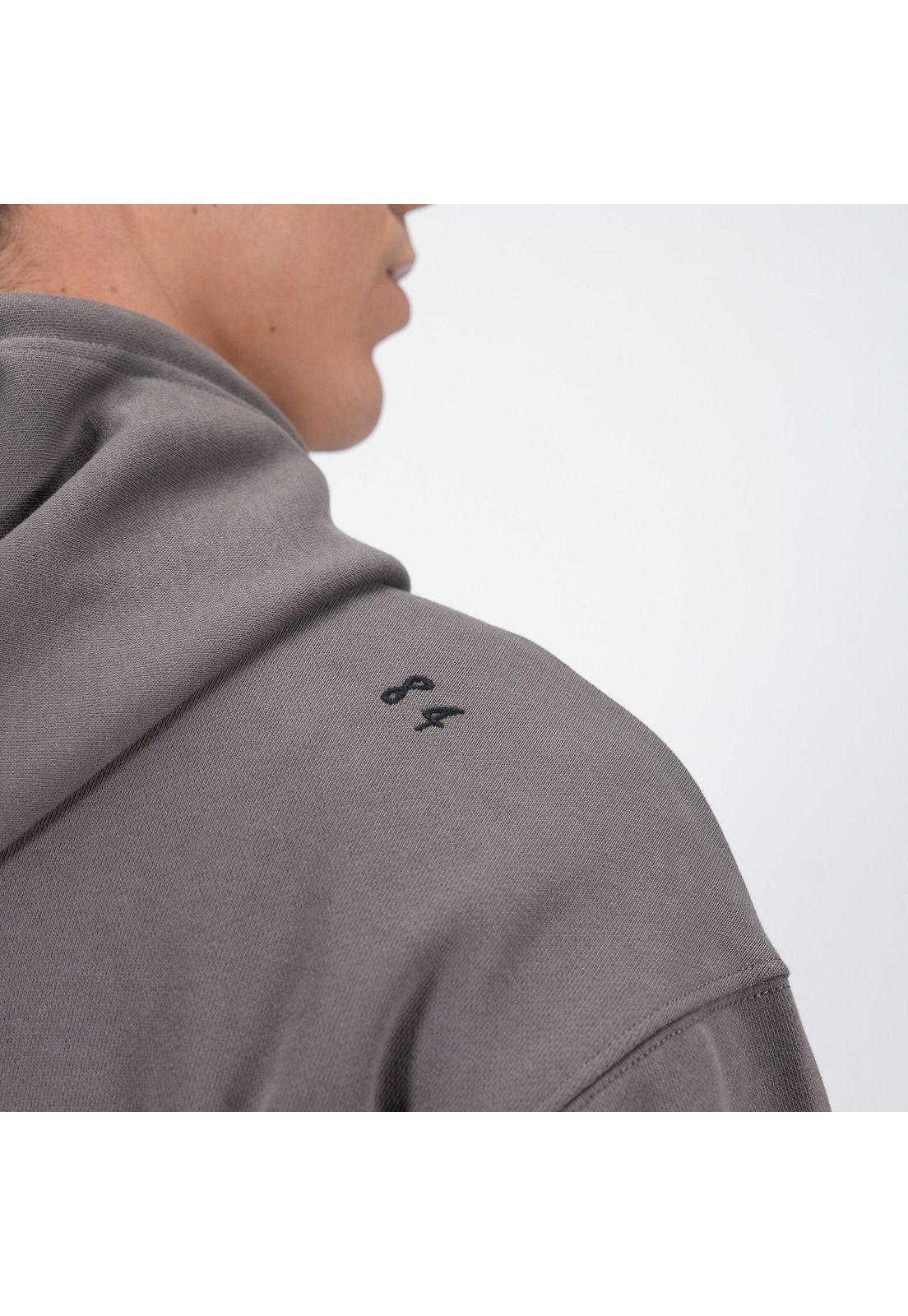 Polerón Reef Men Hoodie Since 84 Dark Grey-2