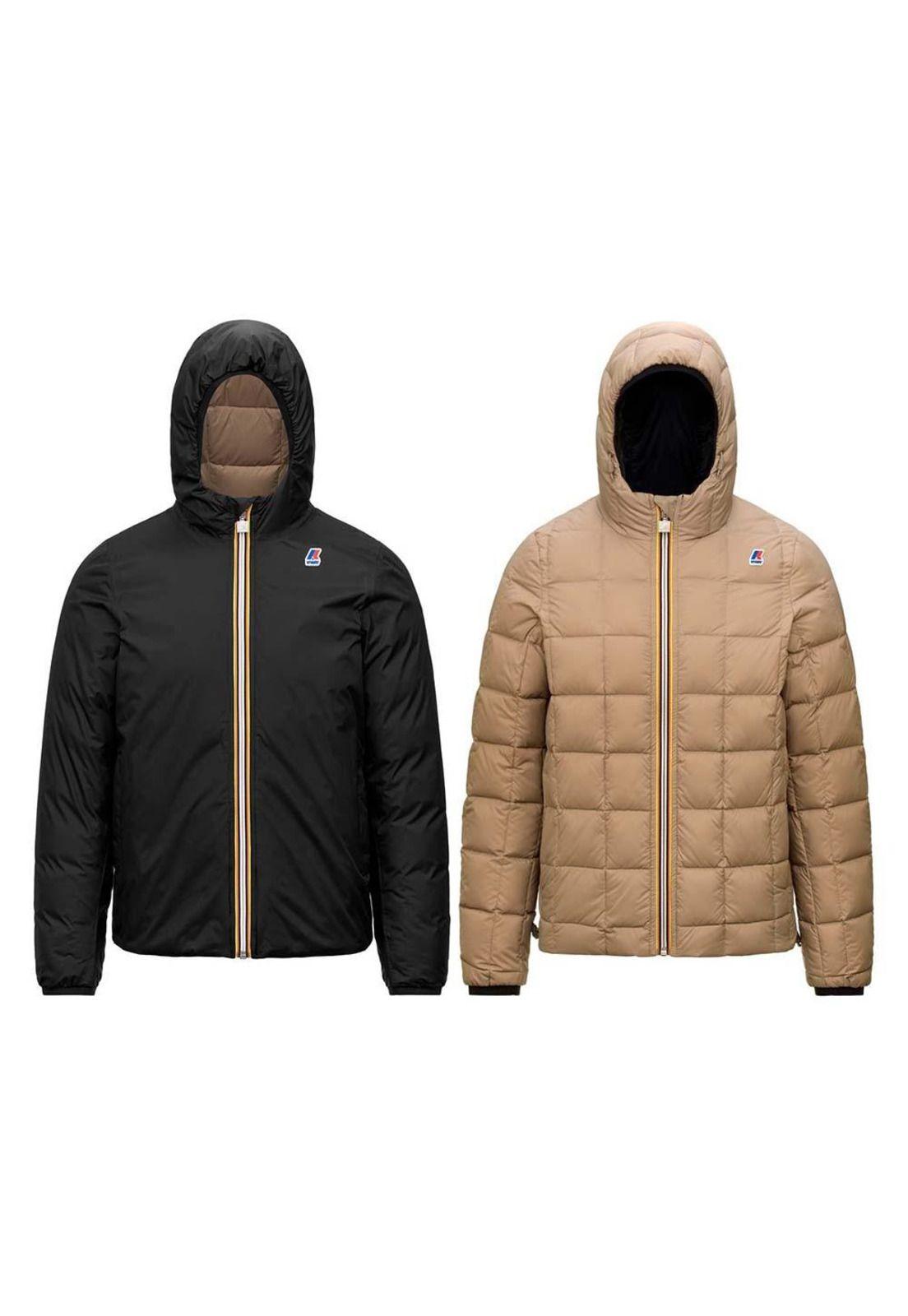 Chaqueta Men Reversible Jacques Thermo Black Pure Beige Taupe-2