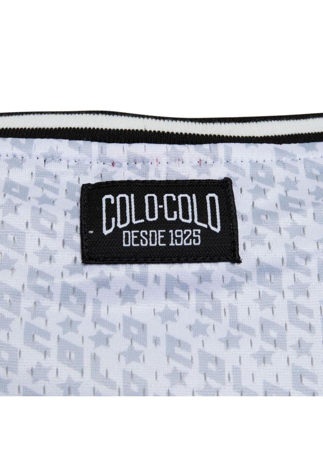 Polera Colo Colo Urbano tank «Escudo Rojo» Blanca-3