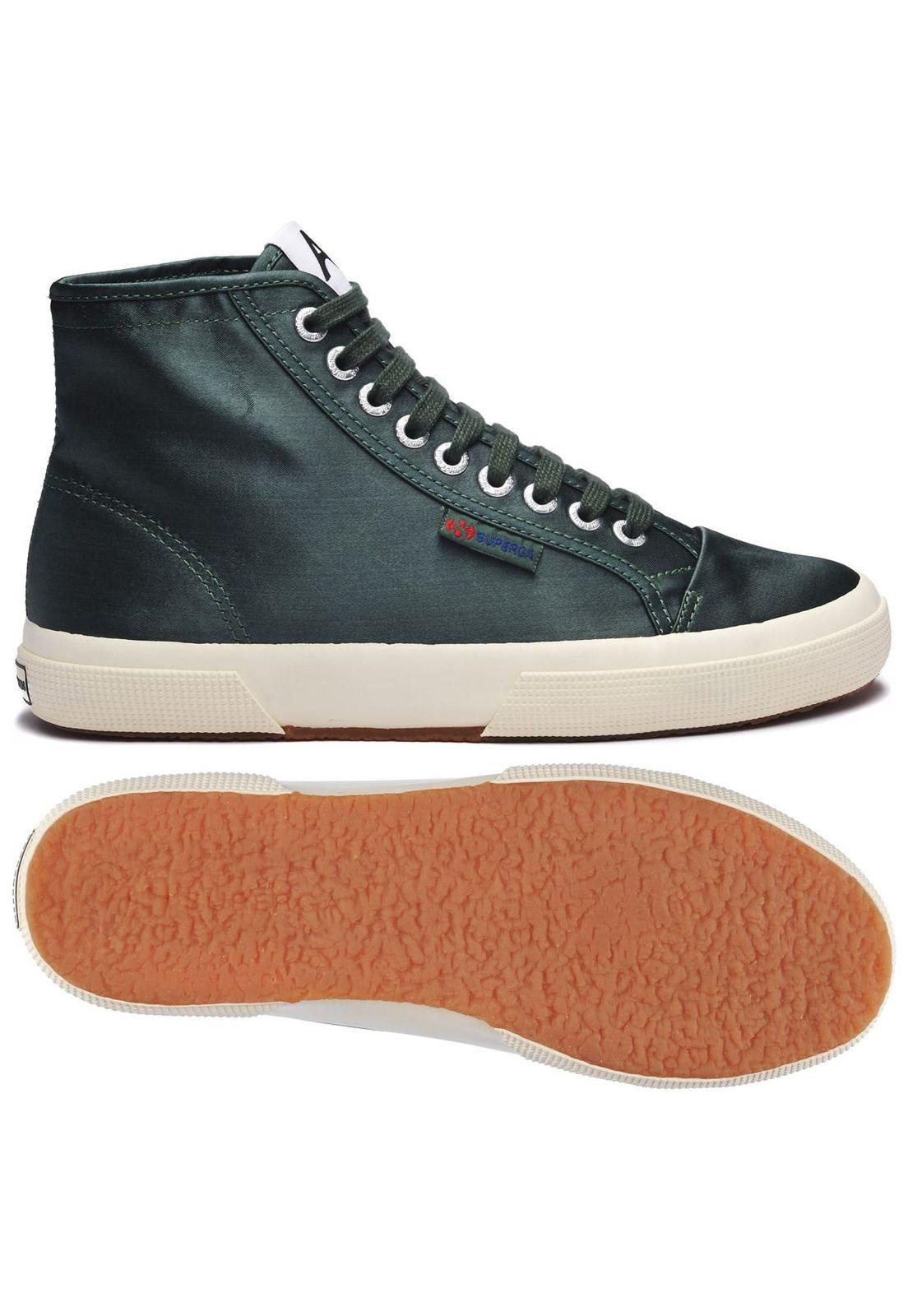 Zapatilla 2493 Satinw Green Moss Superga-0