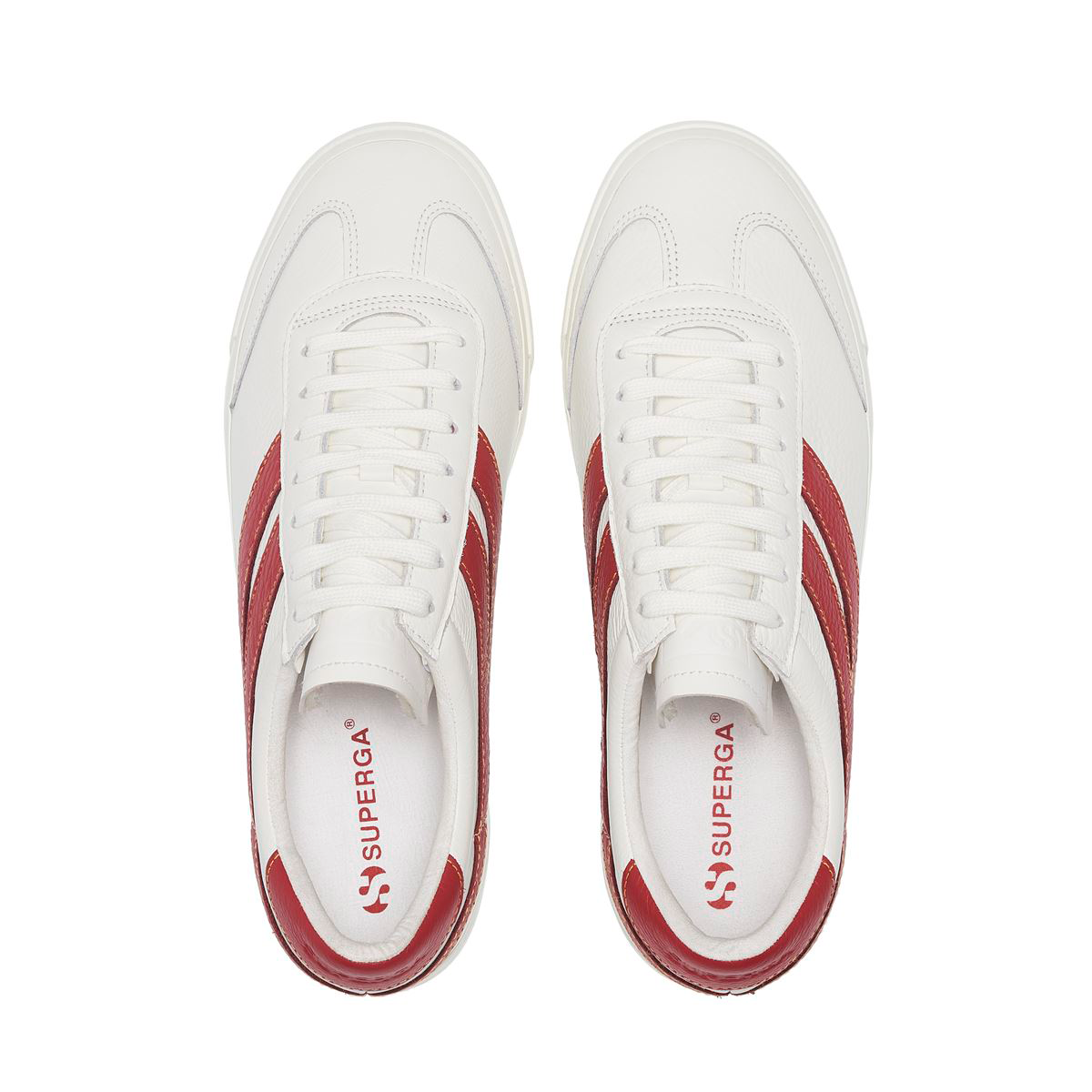 Zapatilla 4834 Club Swallow White Red-3