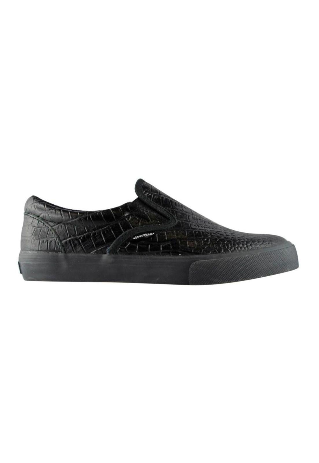 Zapatilla 2311 SlipOn Black Crocodrile-0