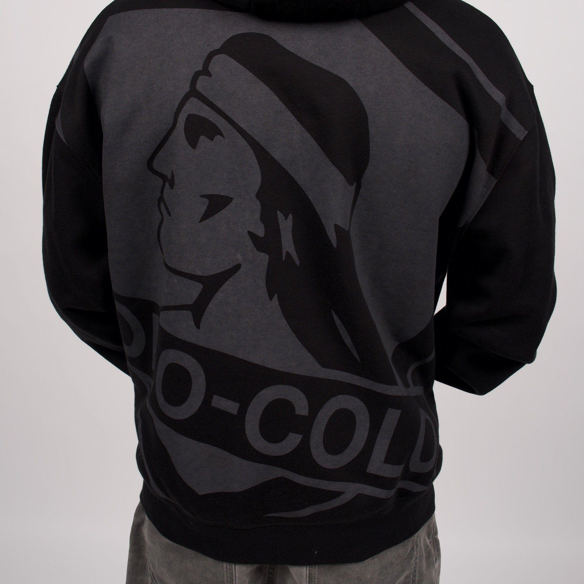 Polerón Colo-Colo Urbano Full Zipper Negro Logo Grande-2