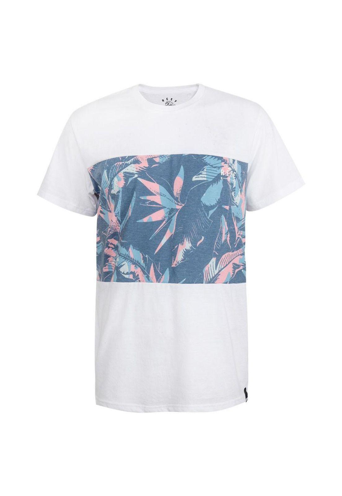 Polera Reef Hombre Blanco-0