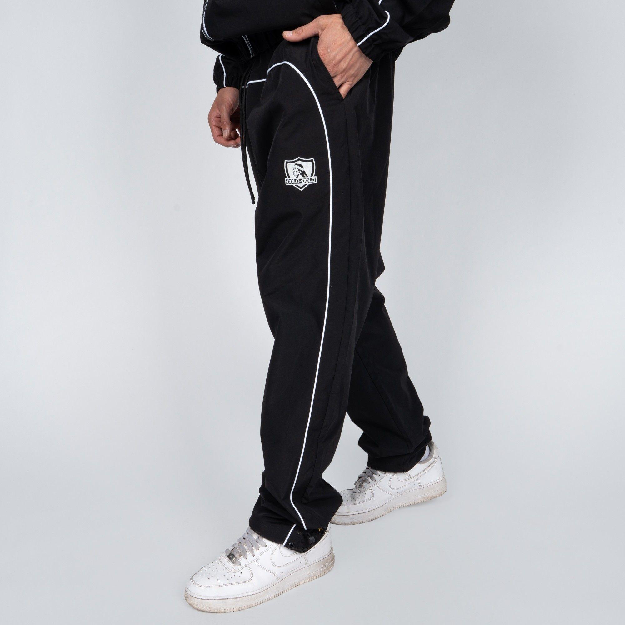 Pantalón Colo-Colo Urbano Negro y Blanco i26-1