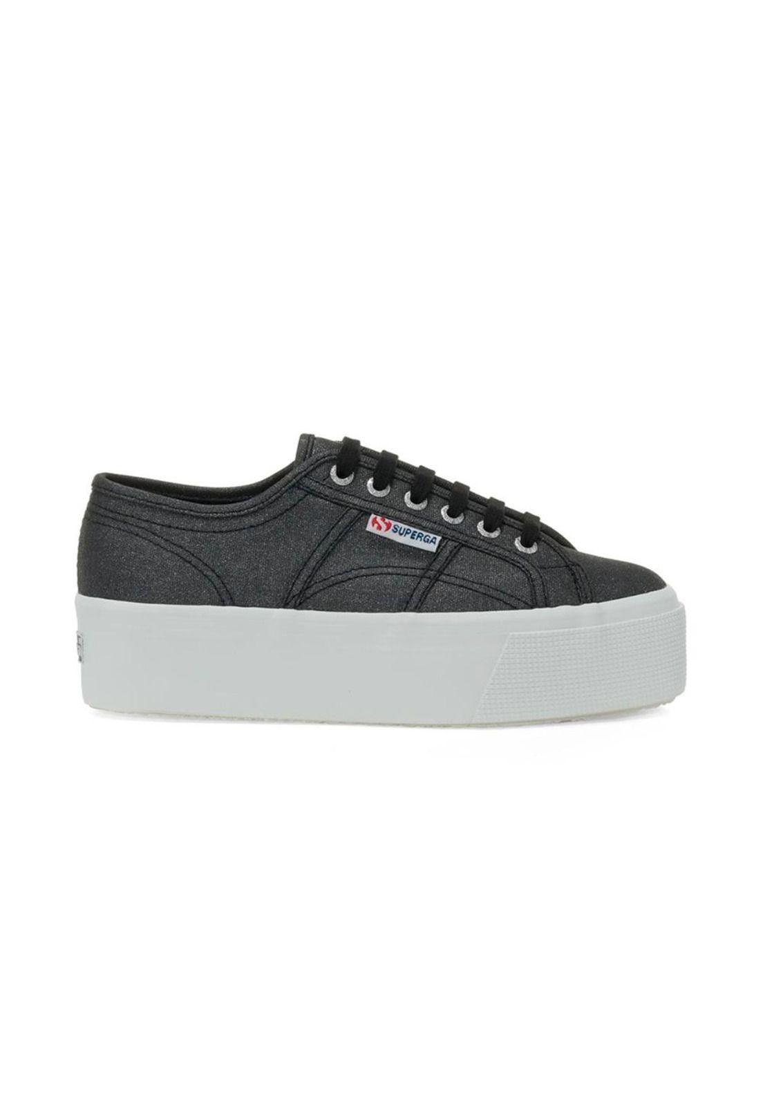 Zapatilla 2790 Glitter Canvas Black-0