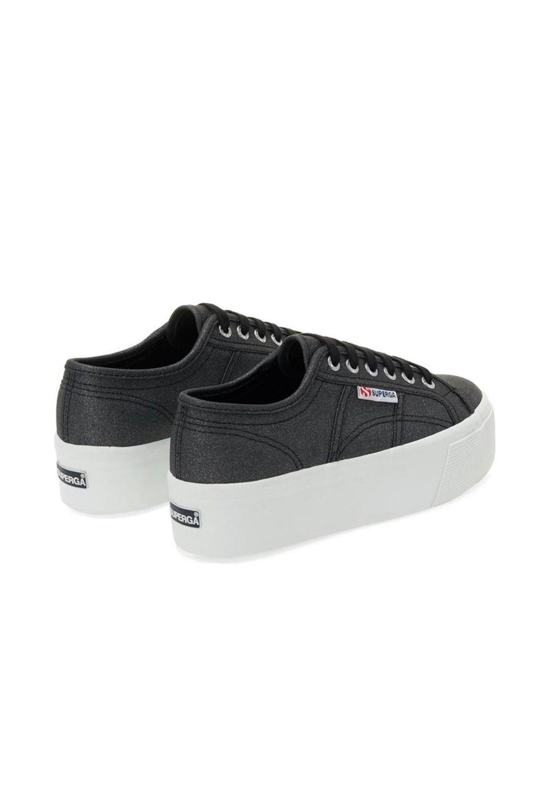 Zapatilla 2790 Glitter Canvas Black-2