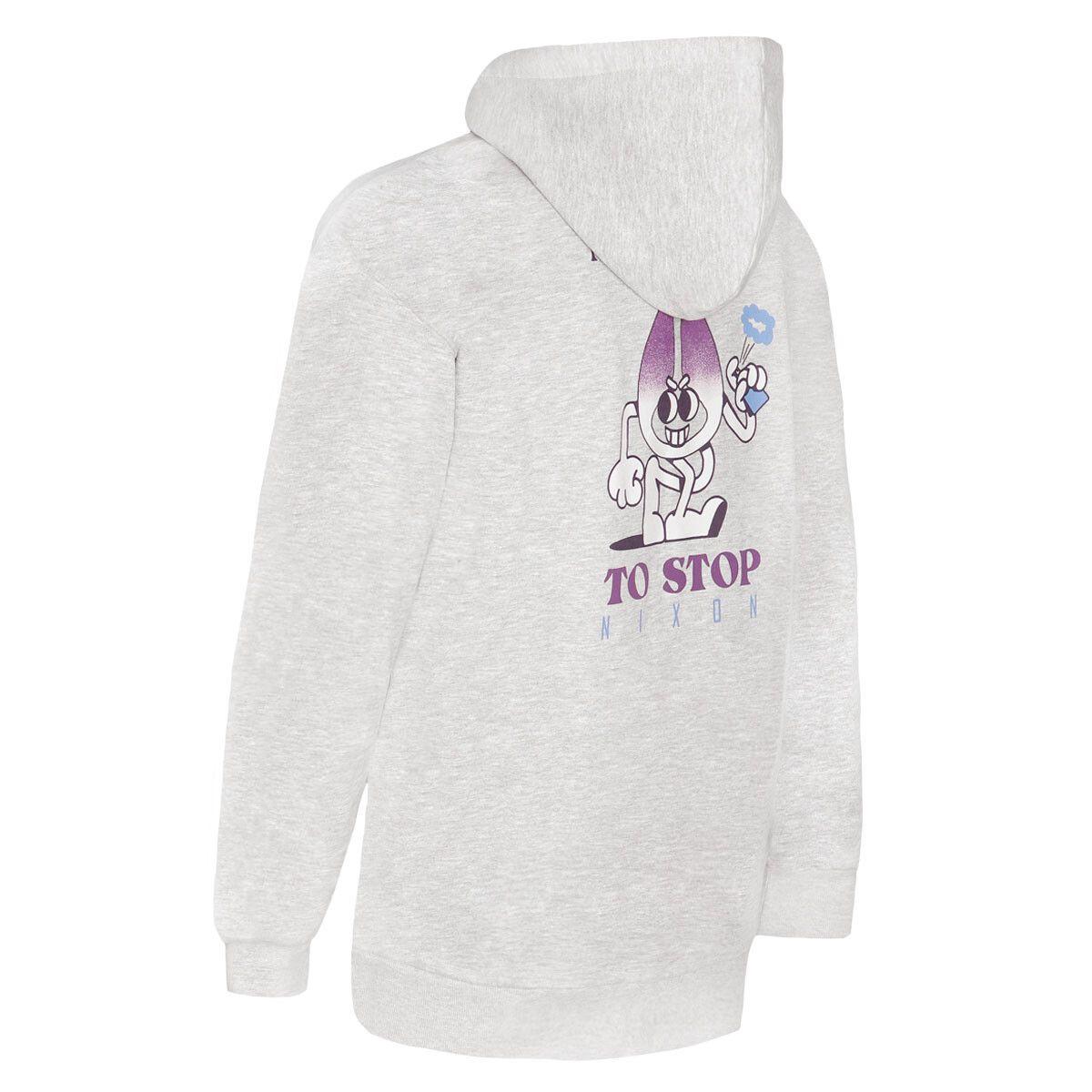 Poleron Men Full zipper "No Time To Stop" Gray-2