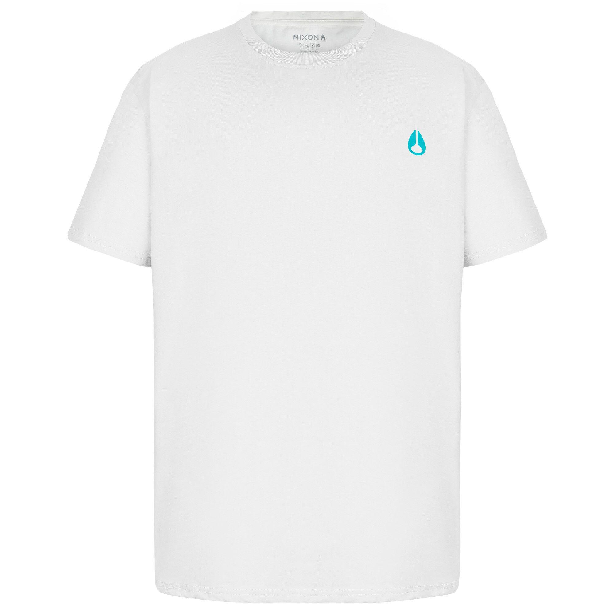 Polera Nixon Men Don’t Stop Time Racoon White-0