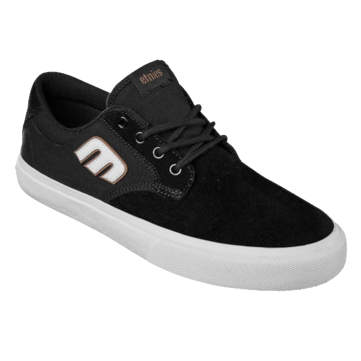 Zapatilla Barge Plus Black White-3