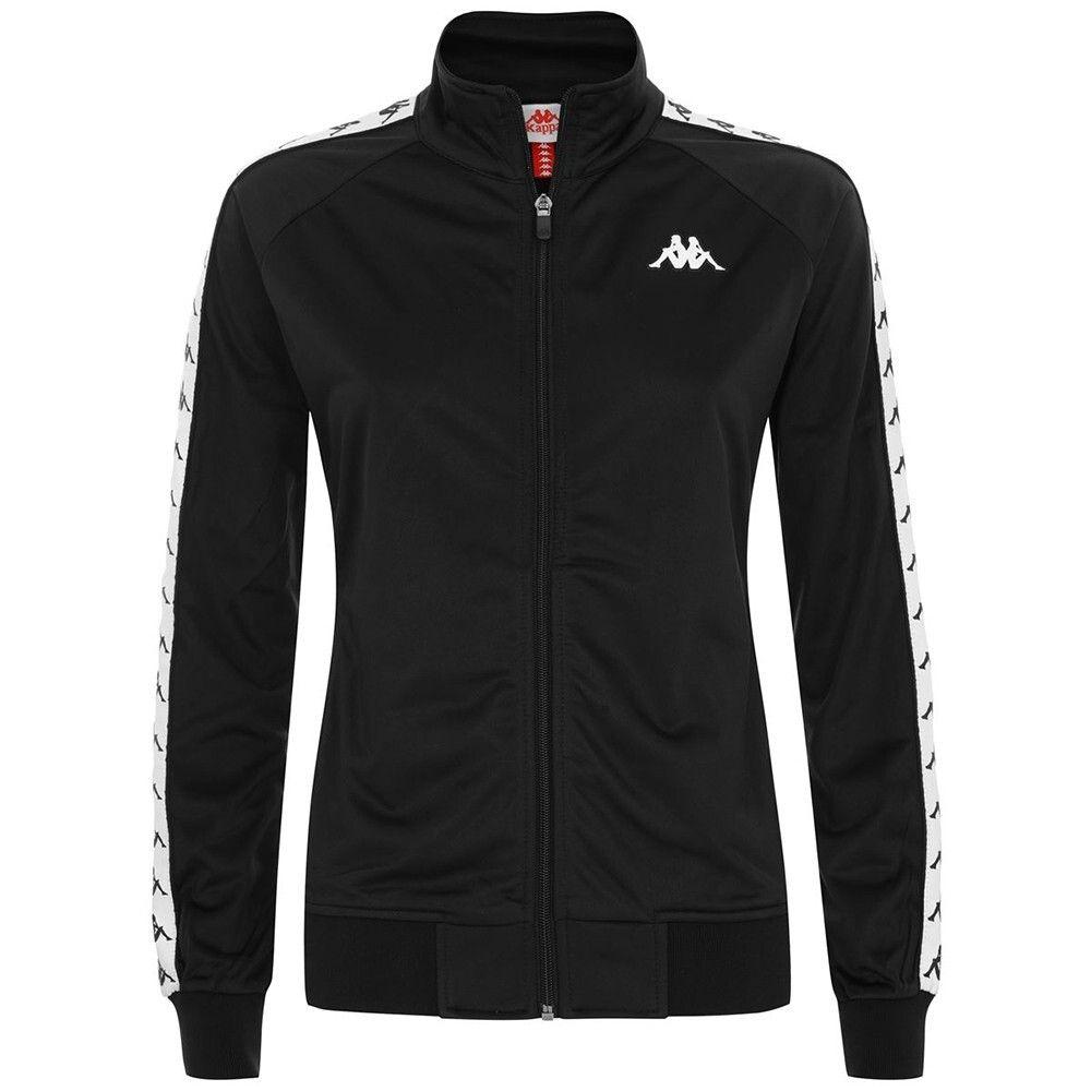 Chaqueta Kappa 222 Banda Wanniston Black White-0