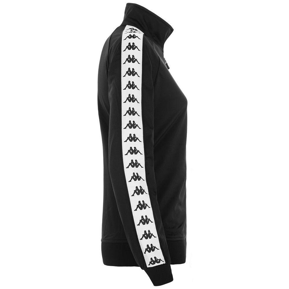 Chaqueta Kappa 222 Banda Wanniston Black White-1
