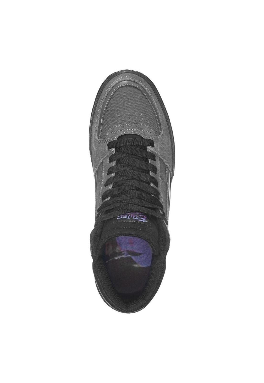 Zapatilla Screw Vulc Mid Rad Grey Black Etnies-2