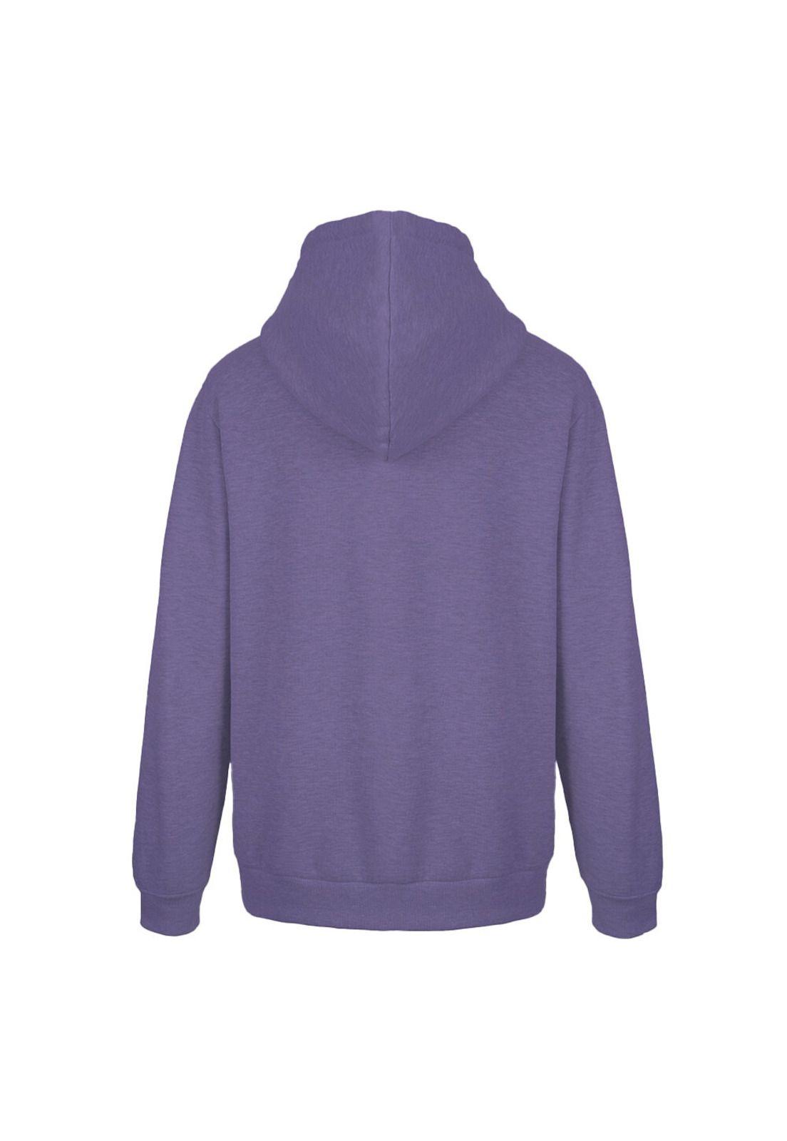Polerón Nixon Men Full Zipper Tiny logo Light Purple-1