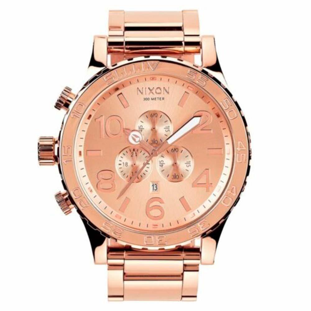 Reloj Nixon 5130 Chrono All Rose Gold-0