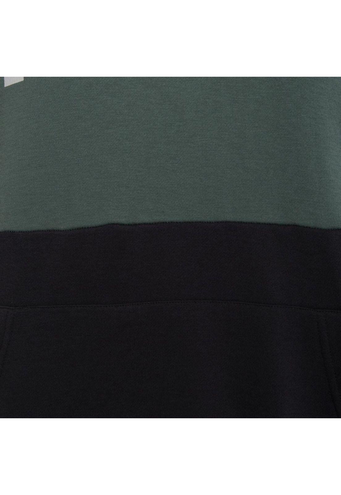 Poleron Men Hoodie Bicolor Green Black-3