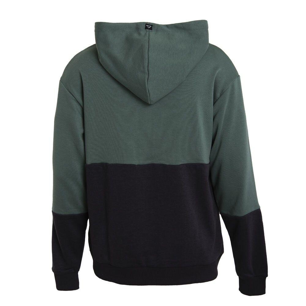 Poleron Men Hoodie Bicolor Green Black-2