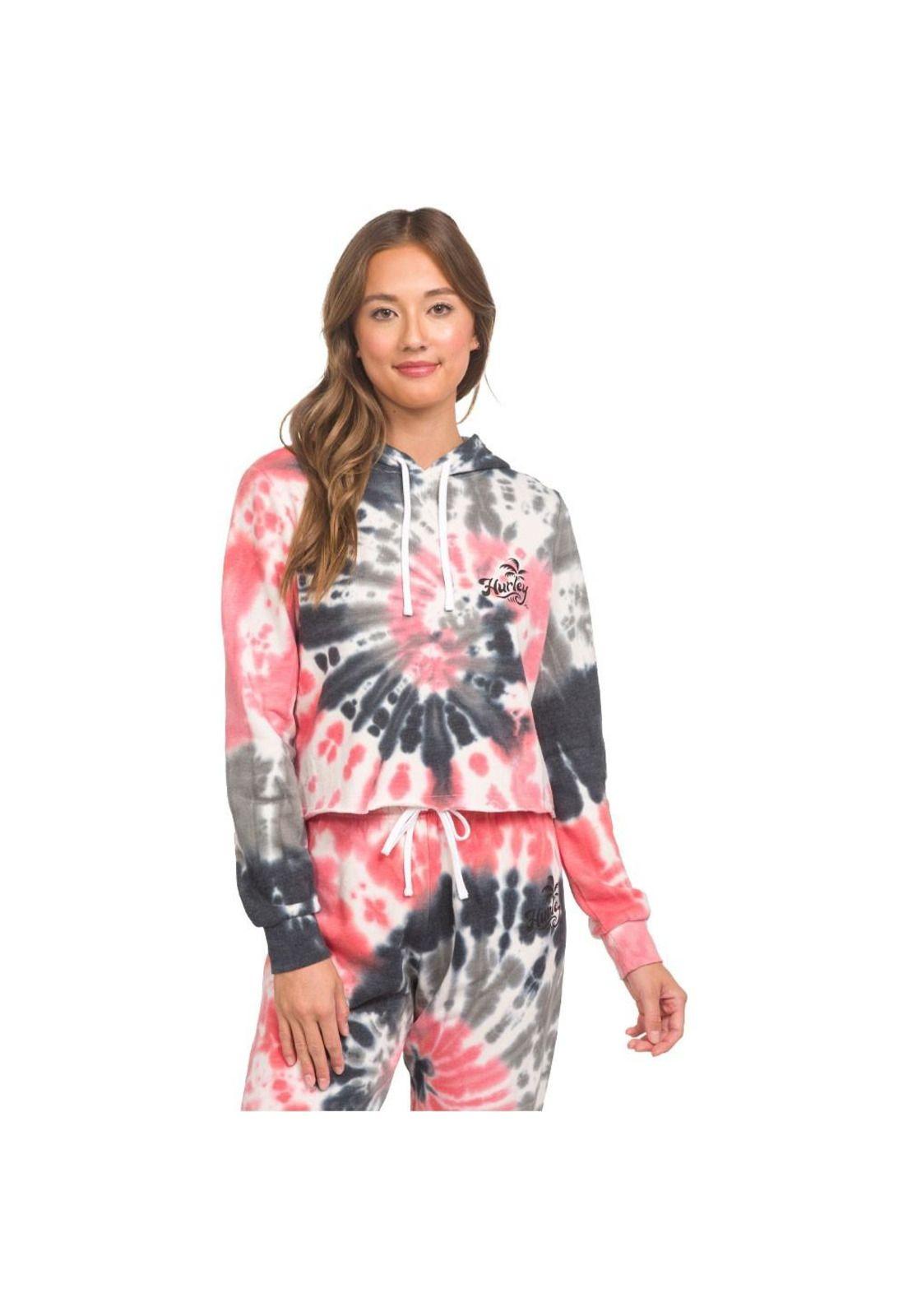 Poleron Crop Vibing Tiedye Cut Of Sweetied Hurley-0