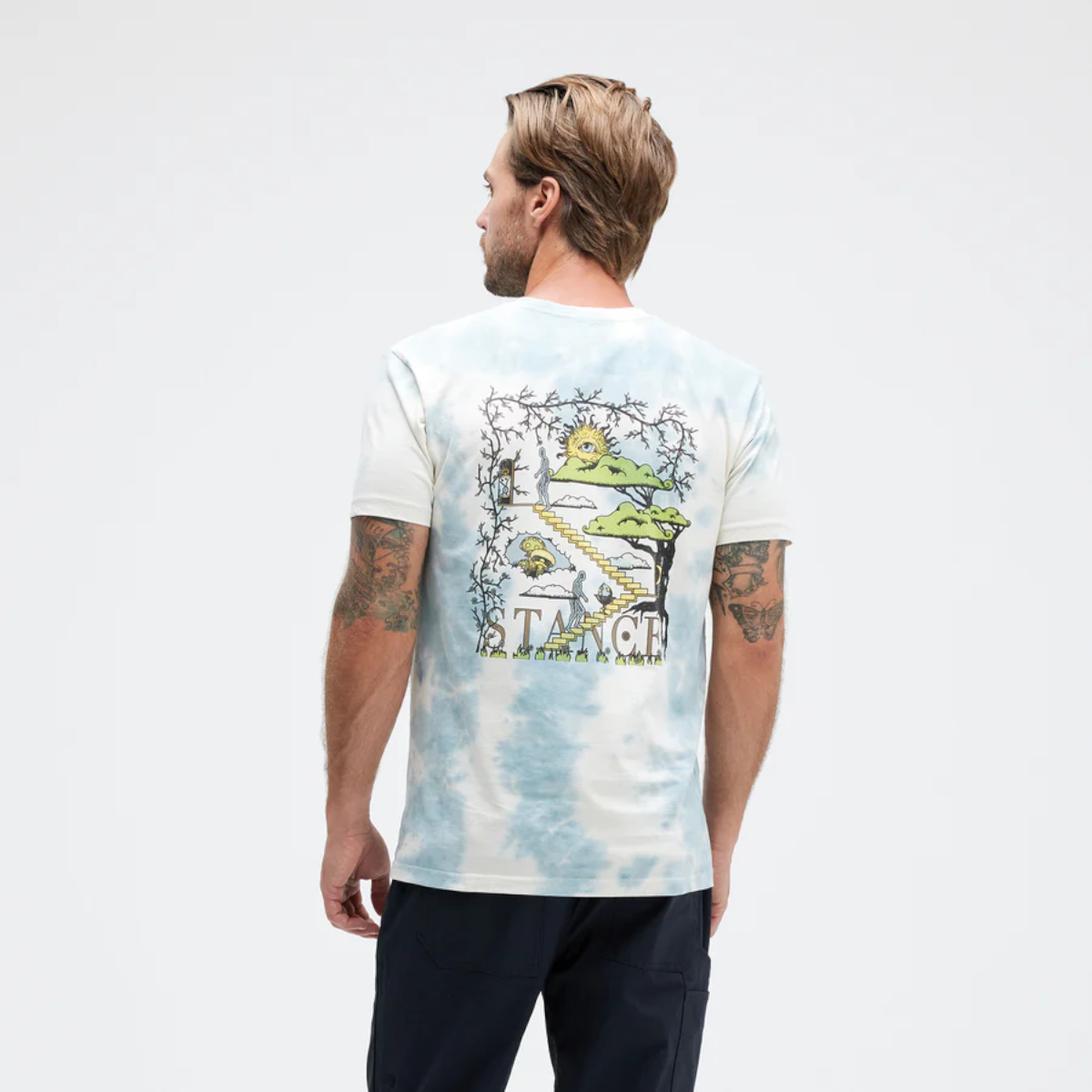 Polera Stance Sol Blue Washed-2