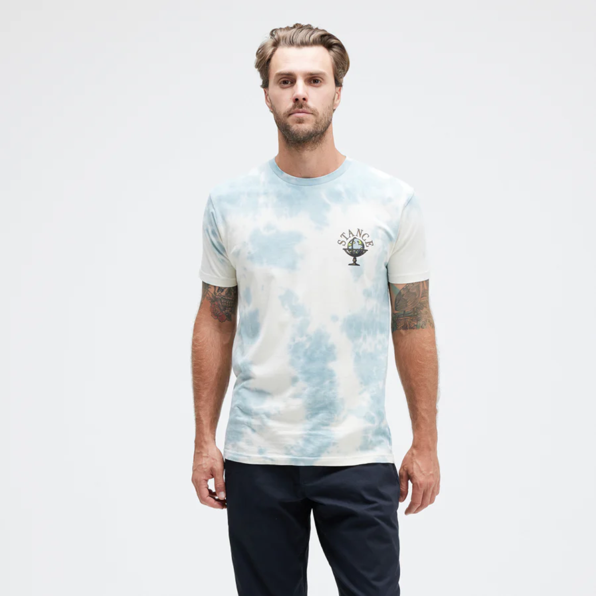 Polera Stance Sol Blue Washed-3