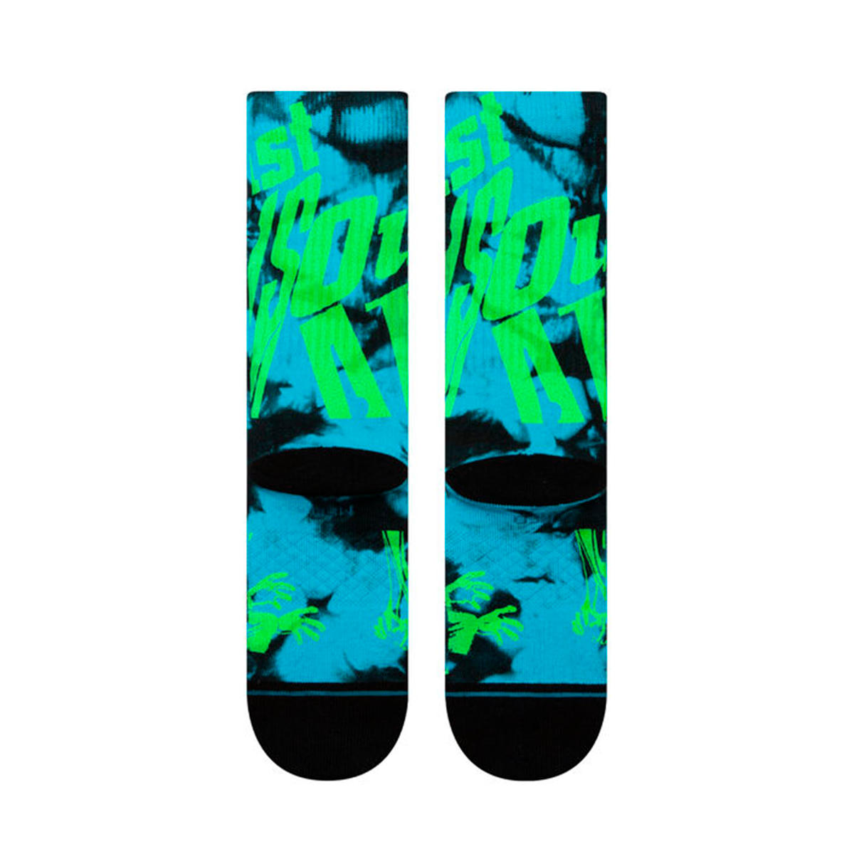 Stance Sock Outkast Atliens Crew Black Blue-2