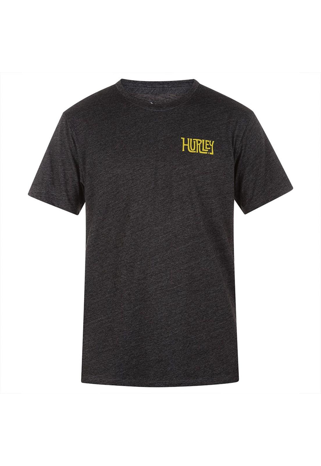 Polera EVD Pacific Free Flow Black Hurley-0