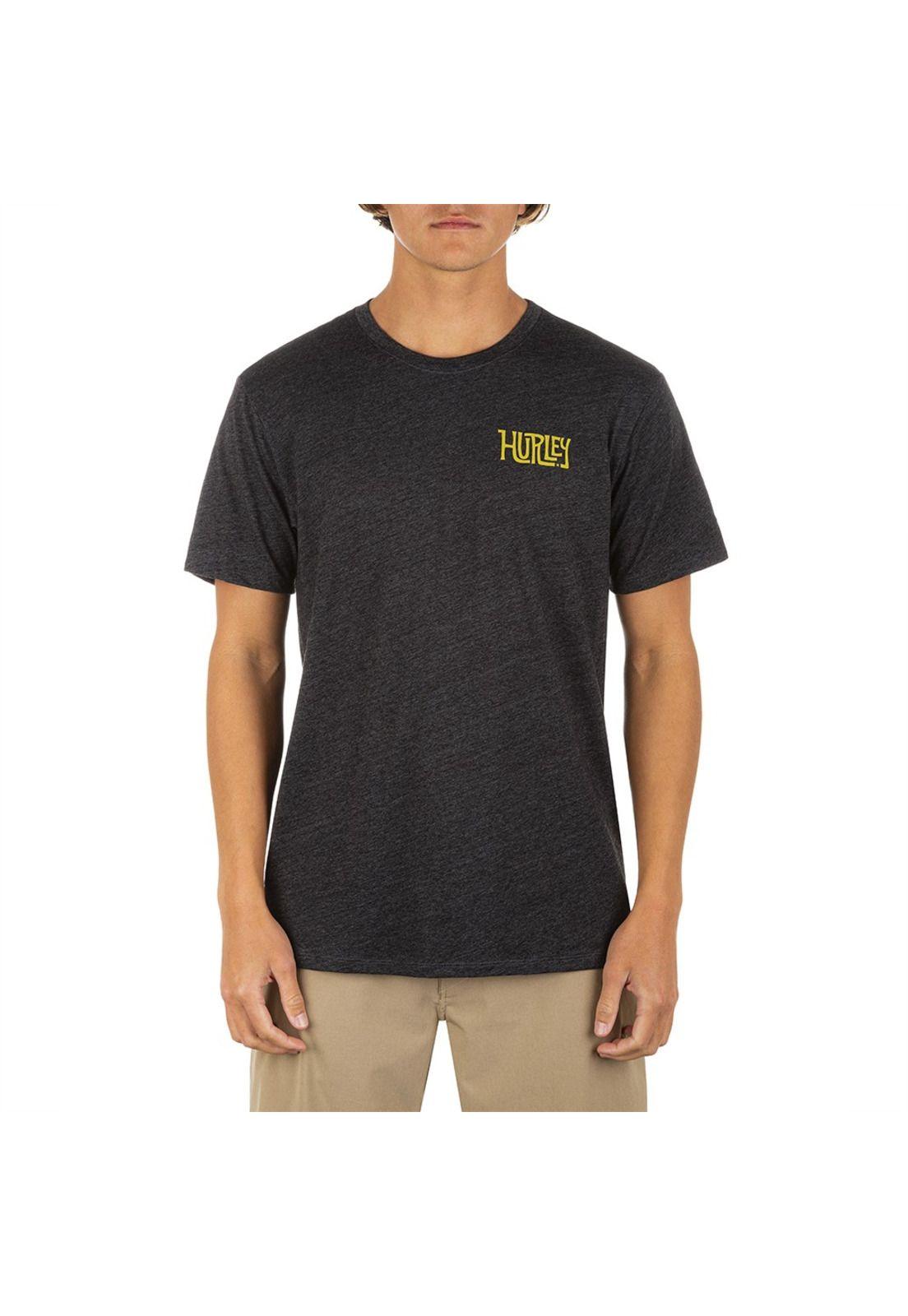 Polera EVD Pacific Free Flow Black Hurley-3