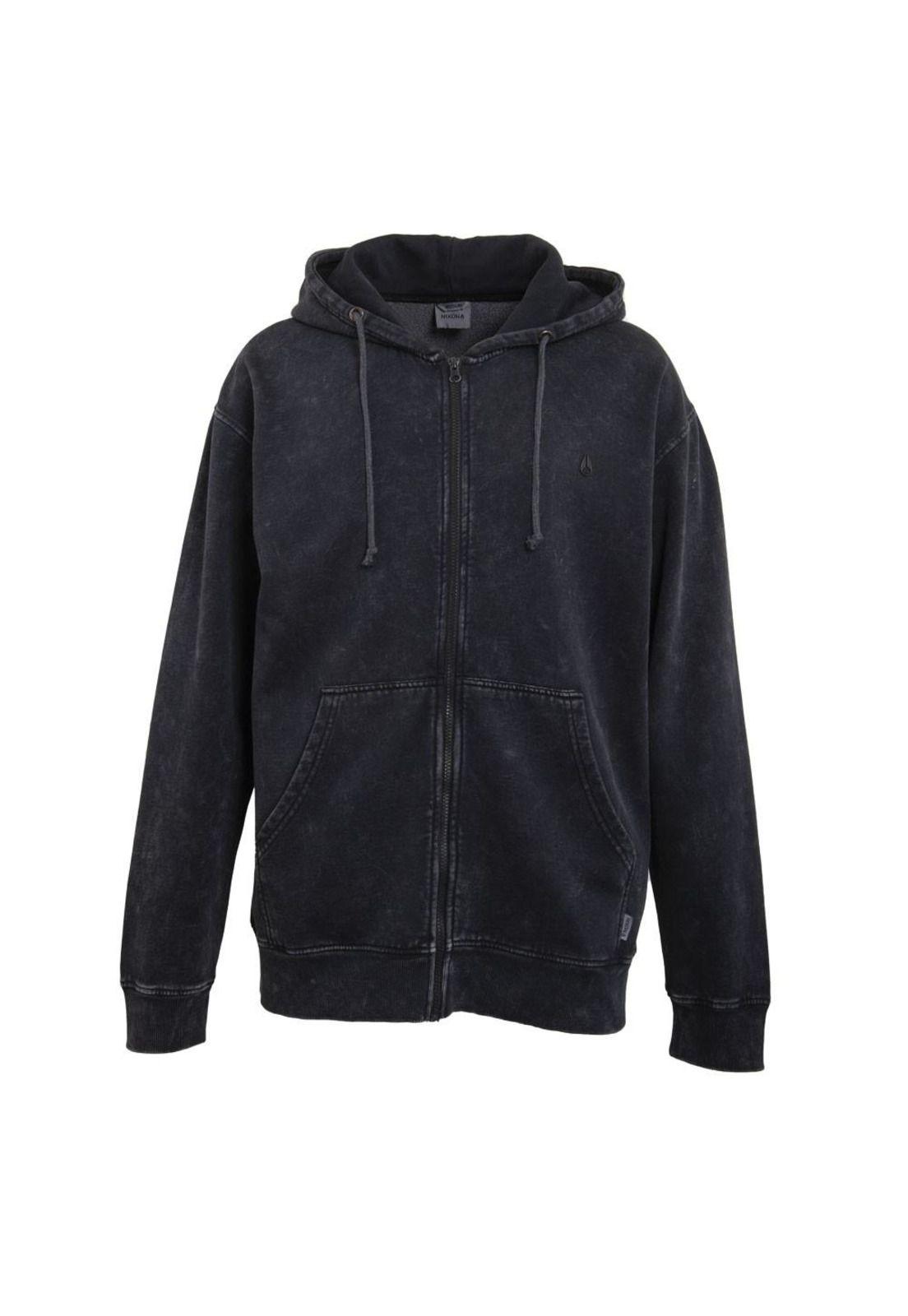 Polerón Zipper Men Grey Logo Back Rainbow-0