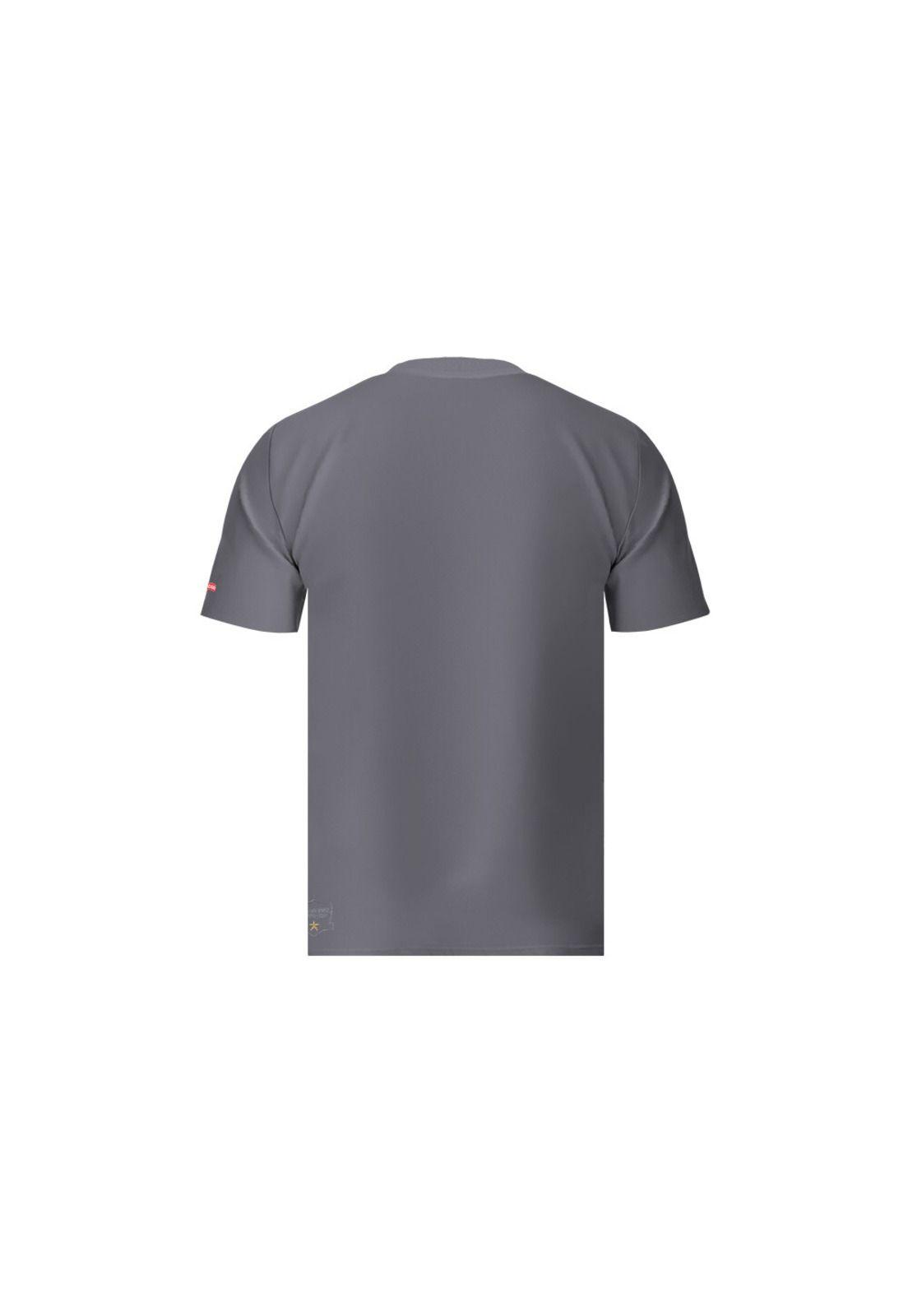 Polera Colo Colo Urbano Hombre Gris Escudo Negro-1