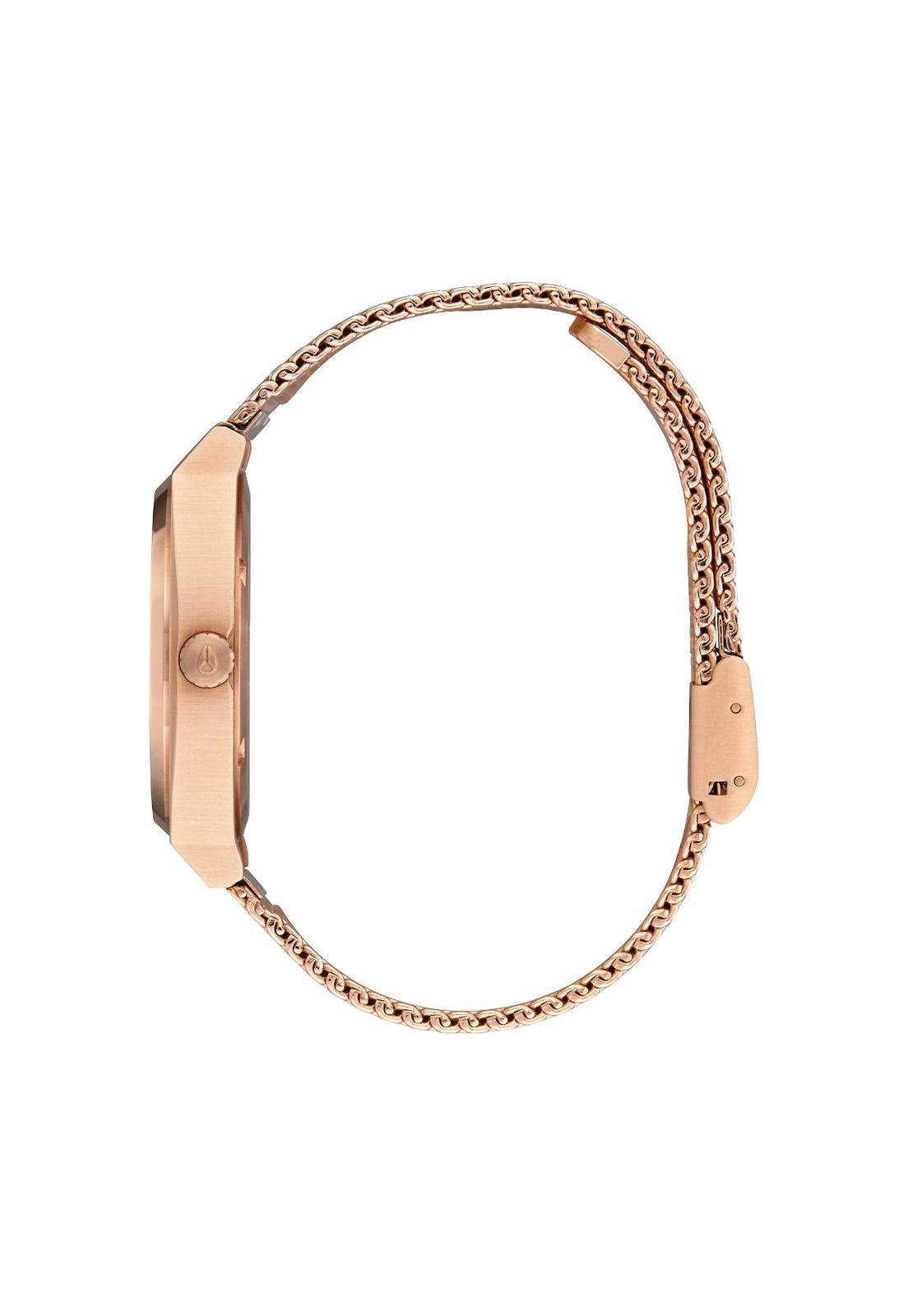 Reloj Time Teller Milanese All Rose Gold Nixon-1