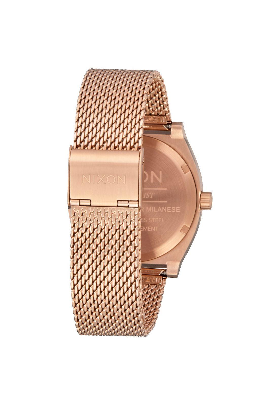 Reloj Time Teller Milanese All Rose Gold Nixon-2