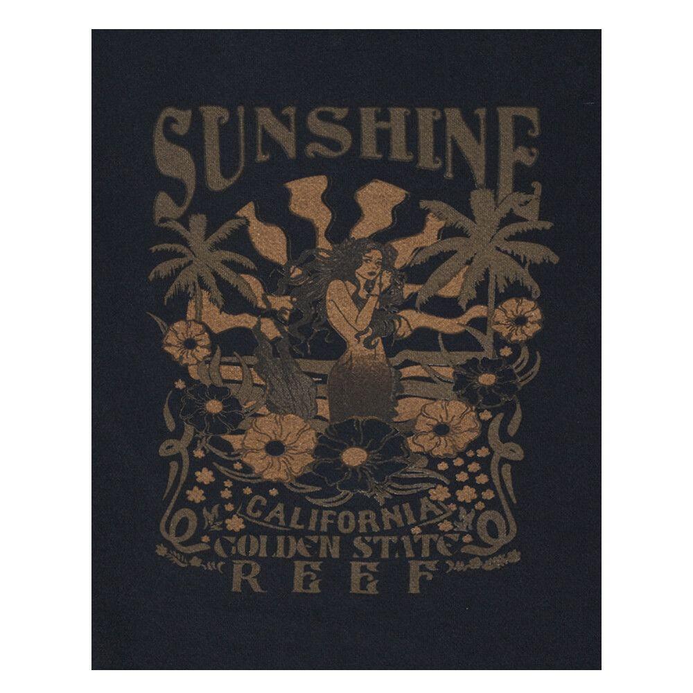 Polerón Reef Women Hoodie Sunshine Black-3