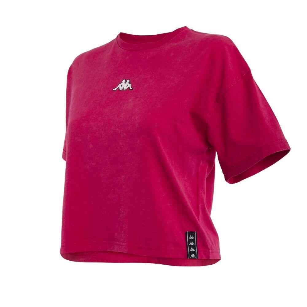 Polera Crop Top Girls Fucshia-1