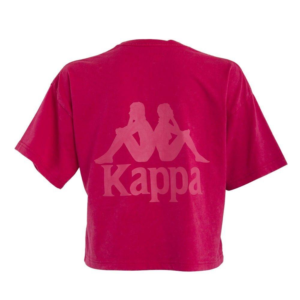 Polera Crop Top Girls Fucshia-2