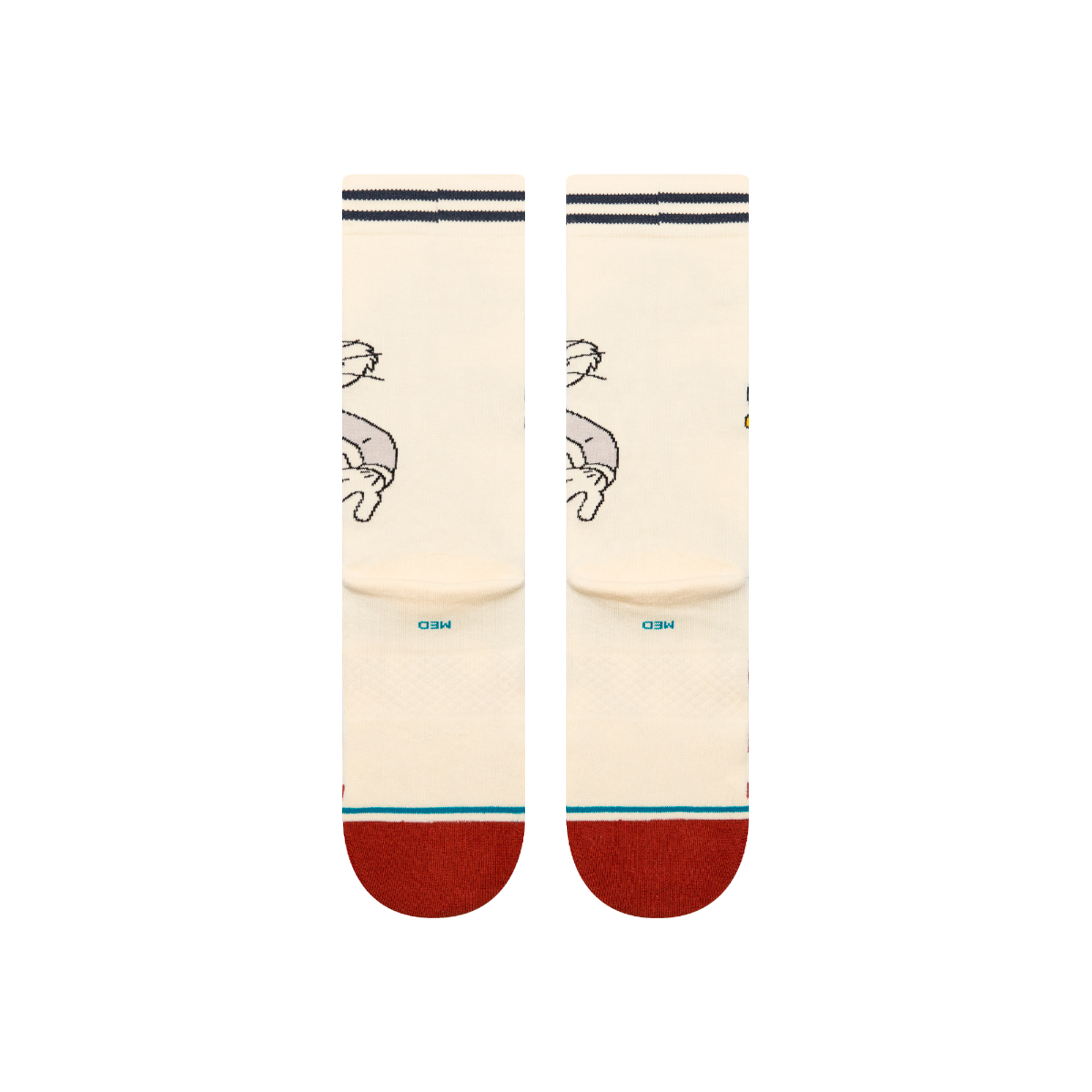 Stance Sock Bugs Bunny Crew Vintage White-2