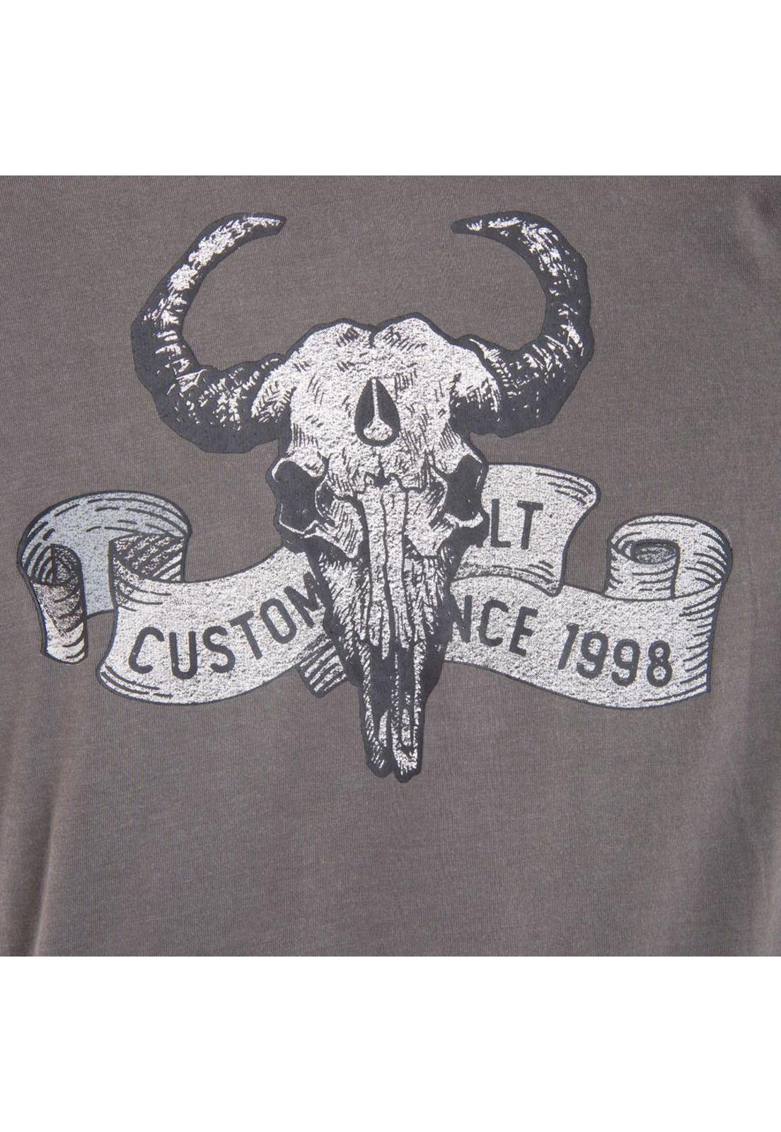 Polera Men Skull Gray-4