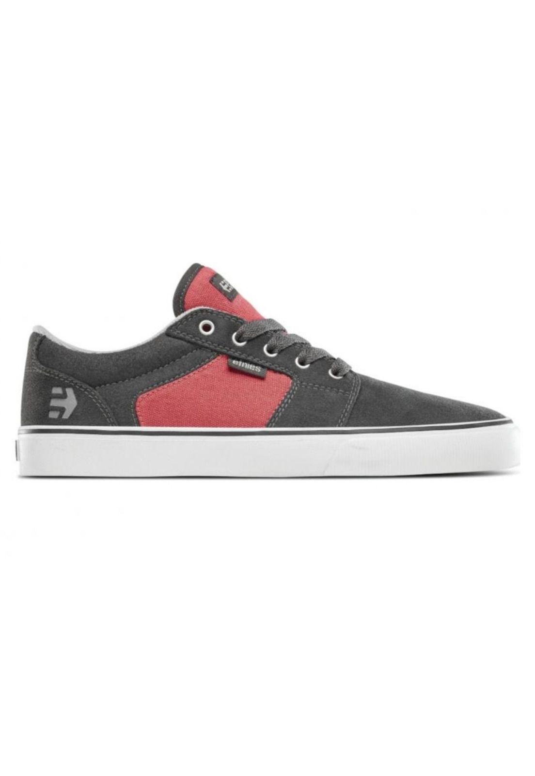 Zapatilla Barge Ls Dark Grey Red Etnies-0