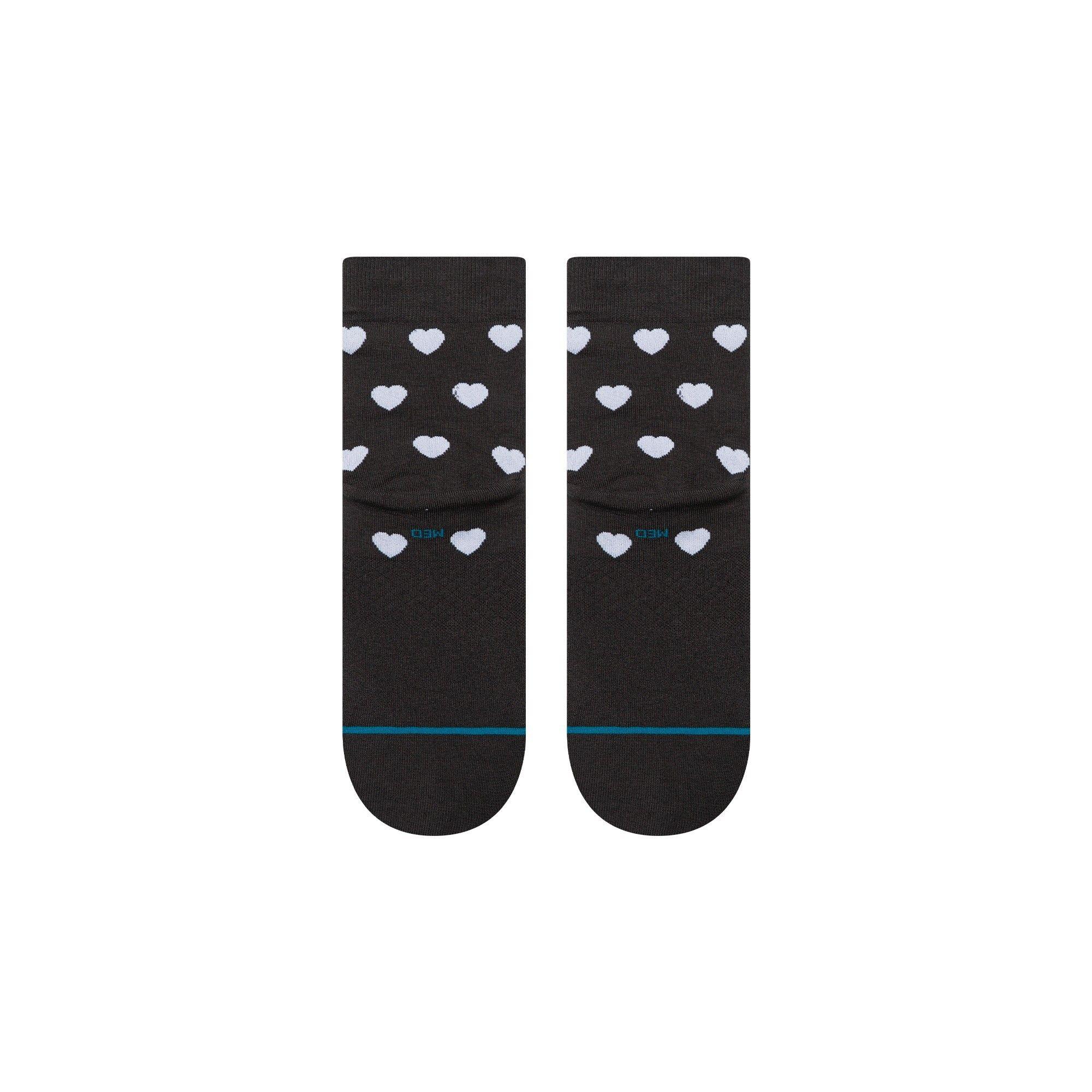 Stance Socks Women Hearts Lowrider Charcoal-2