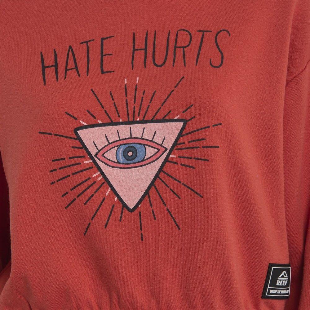 Poleron Crop Deep Red-3