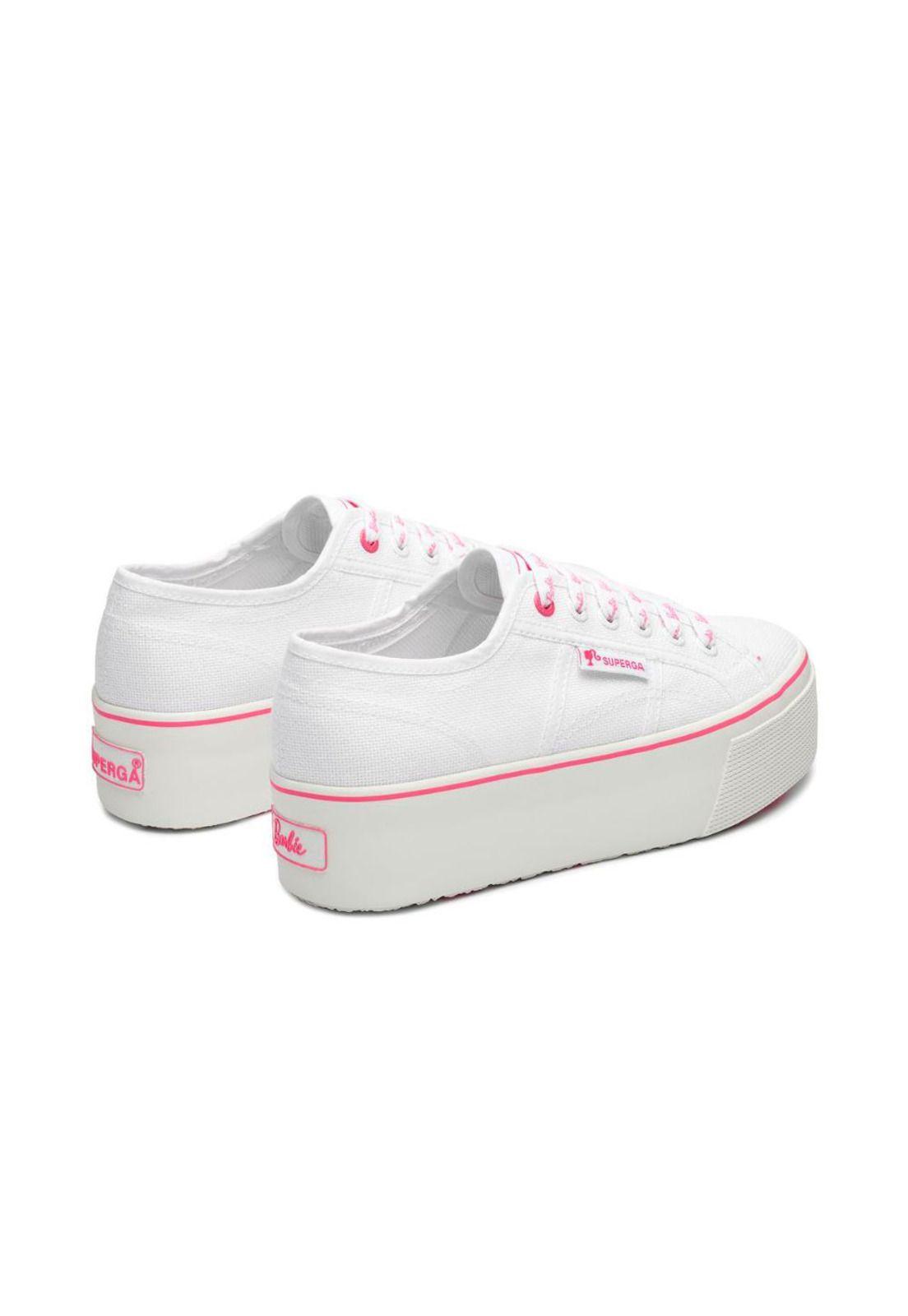 Barbie x Superga 2790 Zapatilla Classic White Pink-2