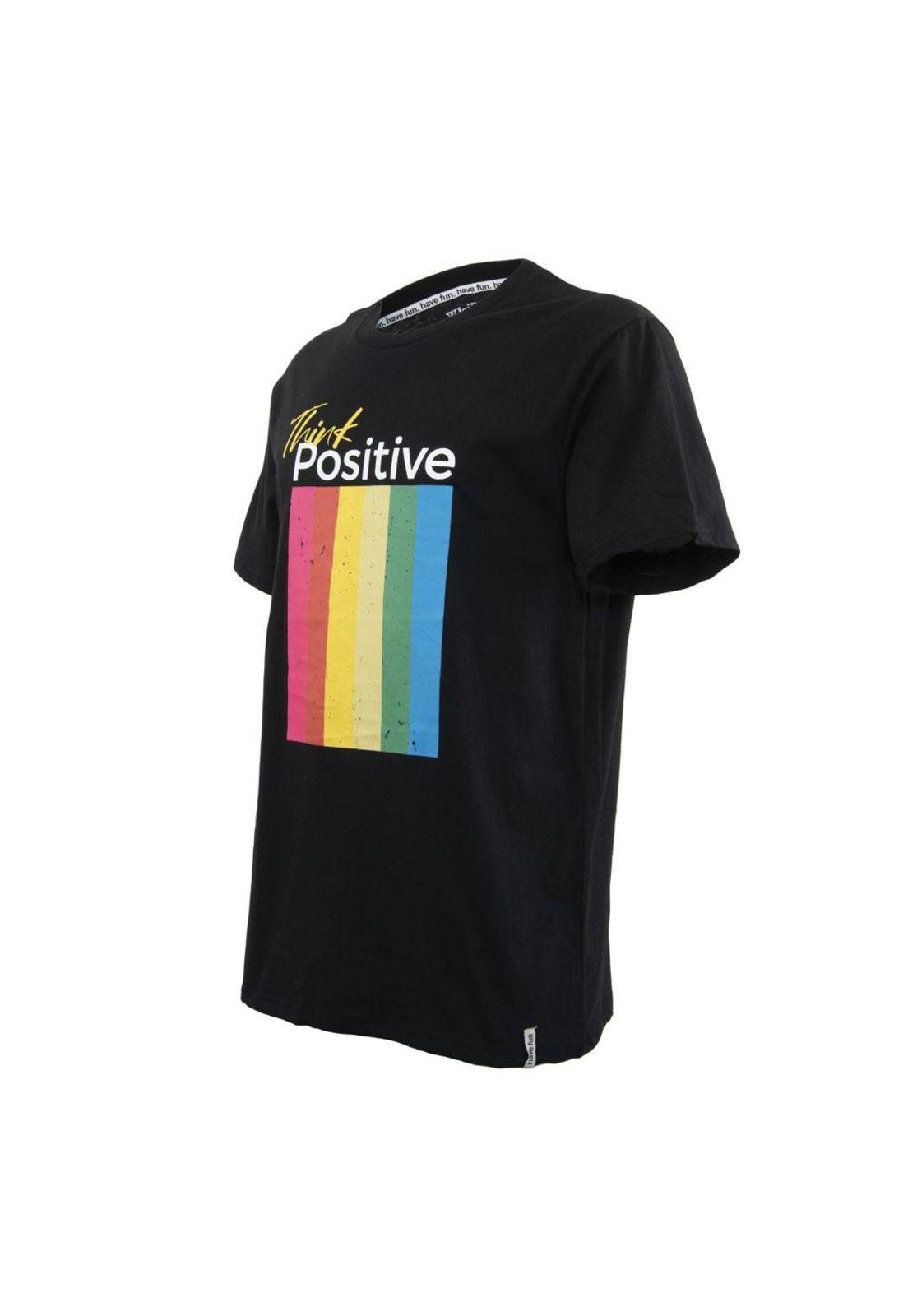 Polera Think Positive Negra Reef-1