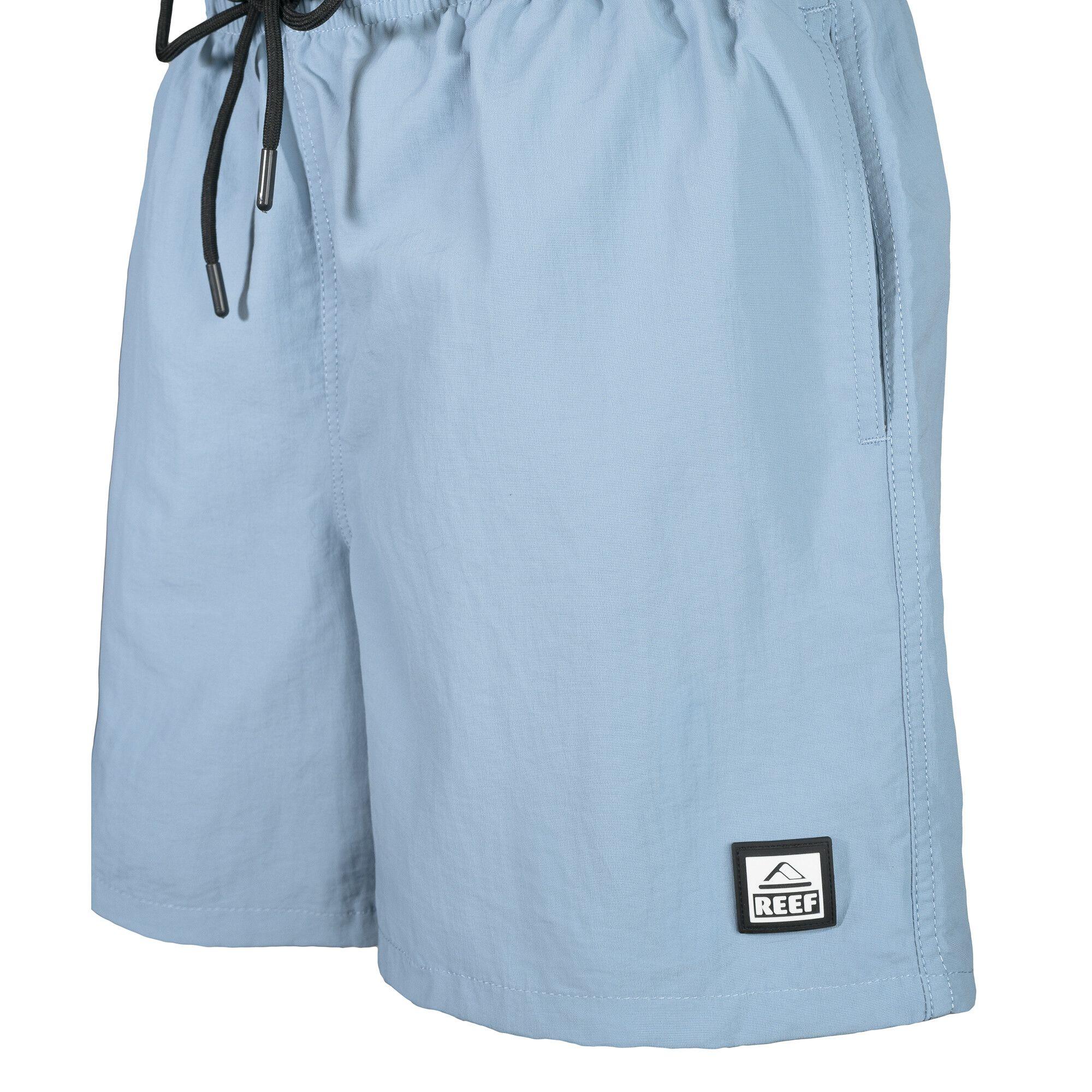 Traje de baño Reef Hombre Azul Claro Liso-2