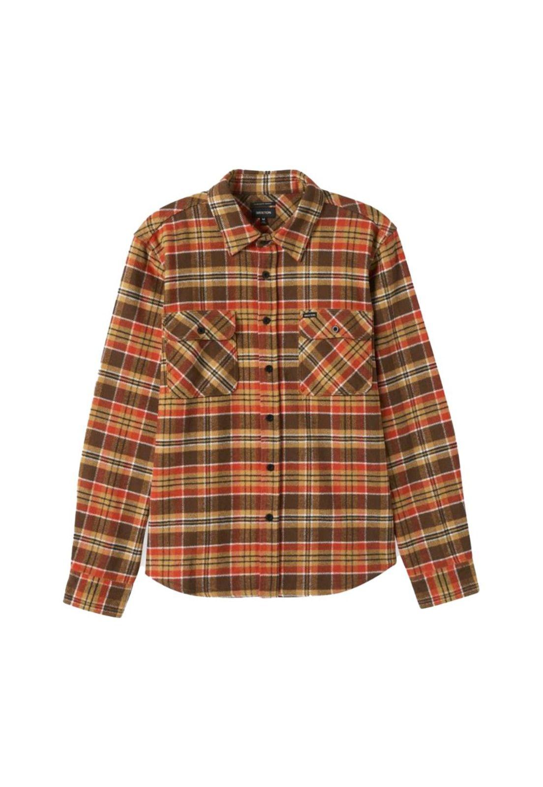 Camisa Bowery Desert Palm Antelope Burnt Red-0