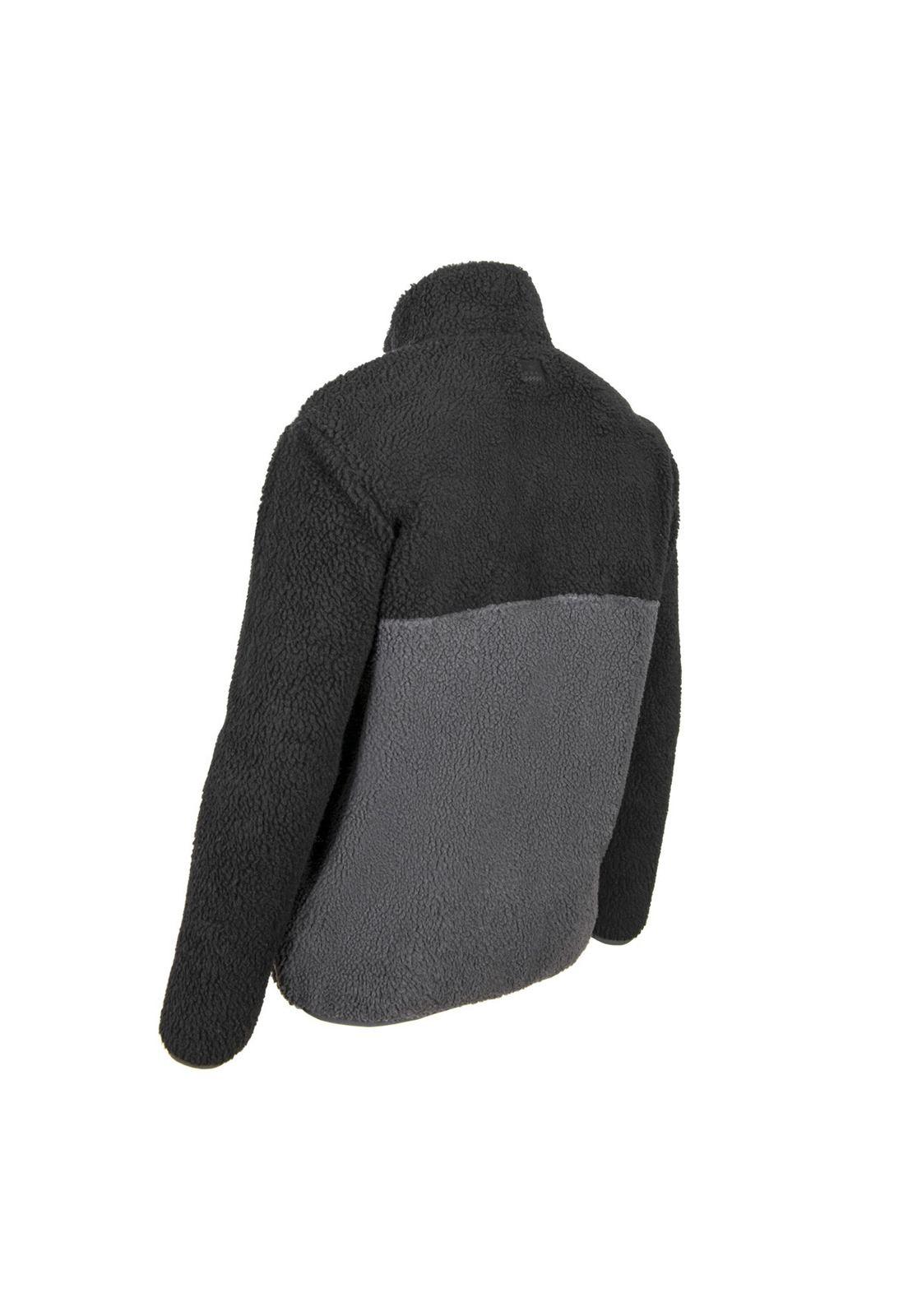 Sherpa Men Half Zip Black Grey White-3