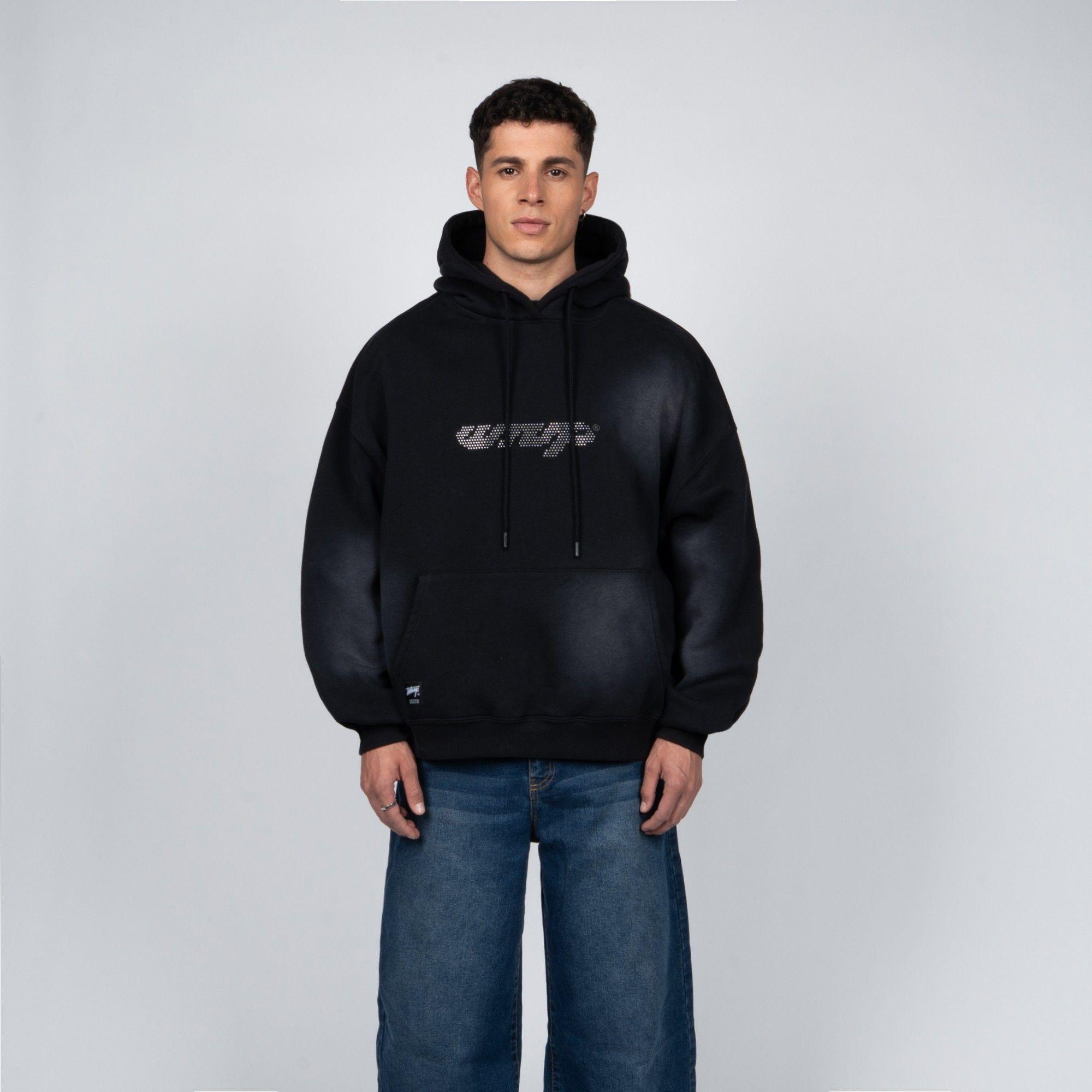 Polerón WhatUp Straps Icon Washed Black-0