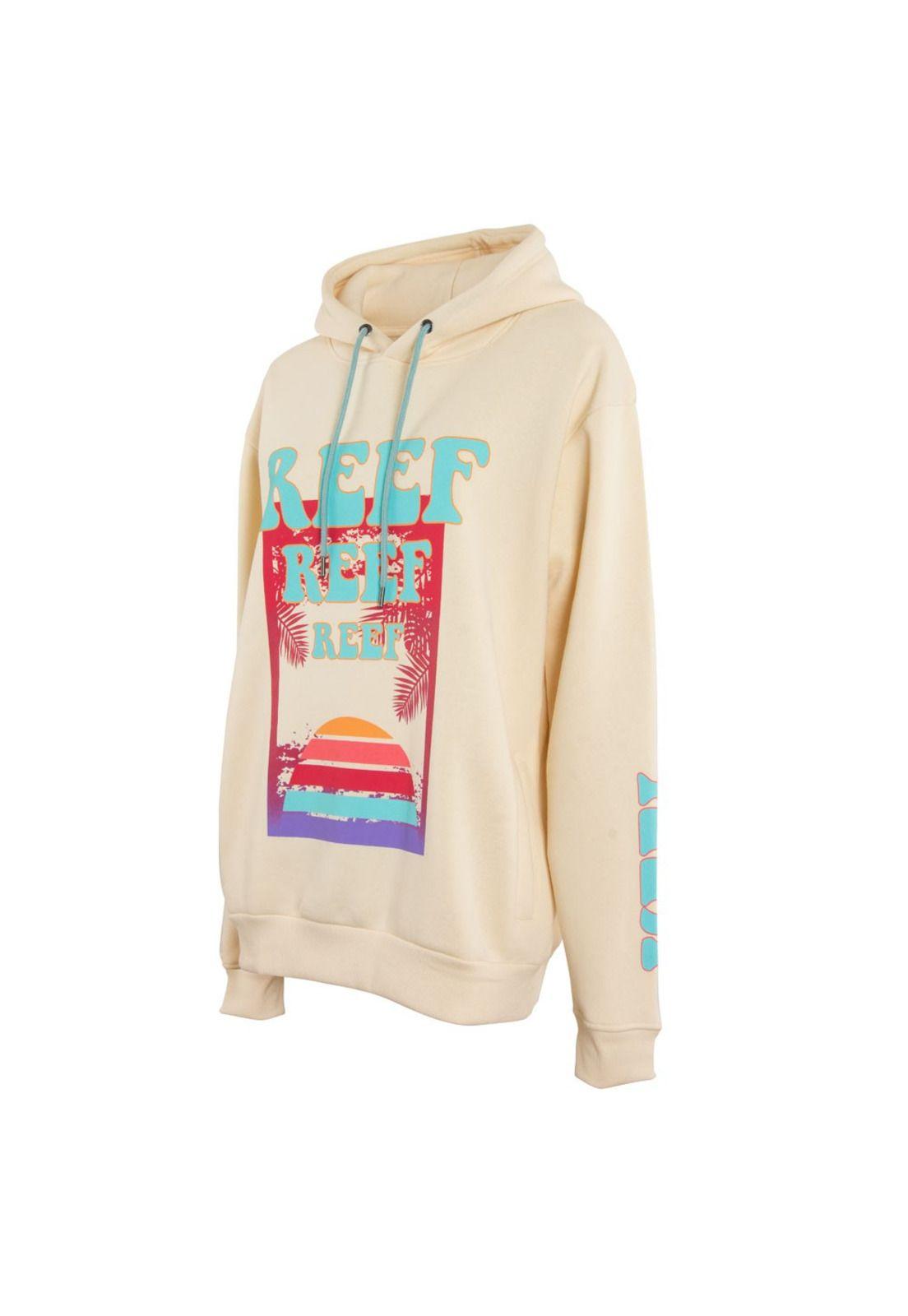 Poleron Men Hoodie Beige Sunset-1