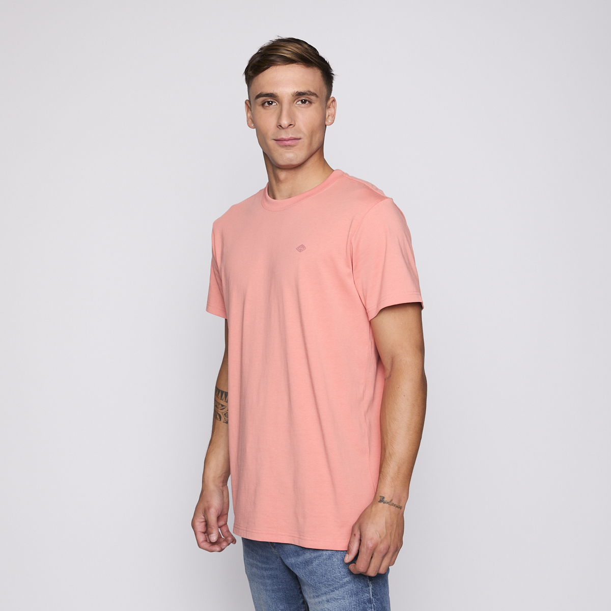 Polera Reef Men Surf Reef Pink-2