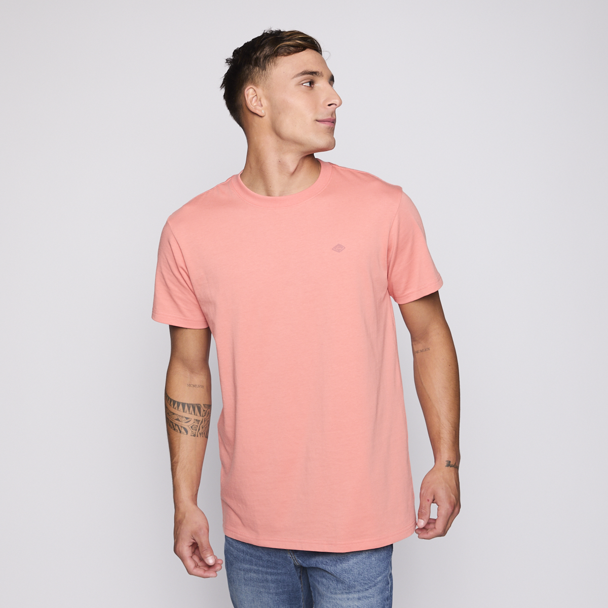Polera Reef Men Surf Reef Pink-3