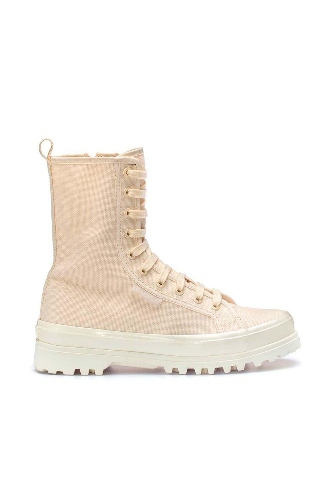 Zapatilla 2641 Alpina High Shiny Beige Raw-0
