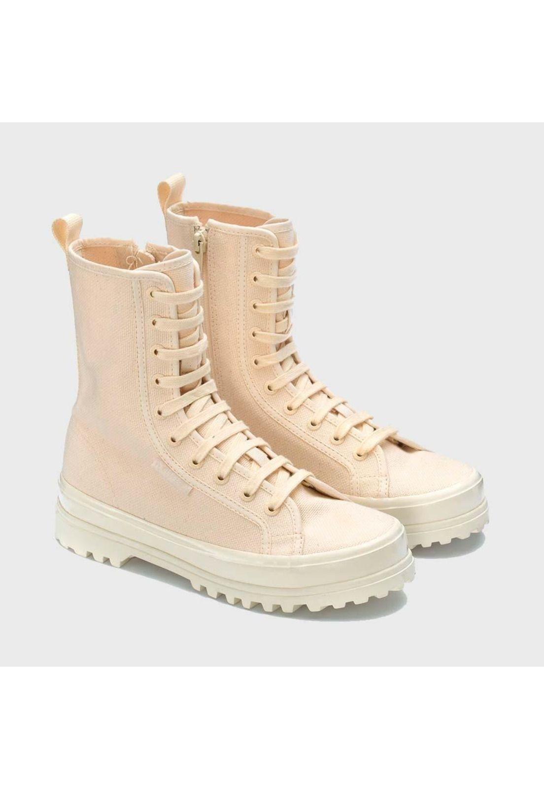 Zapatilla 2641 Alpina High Shiny Beige Raw-1
